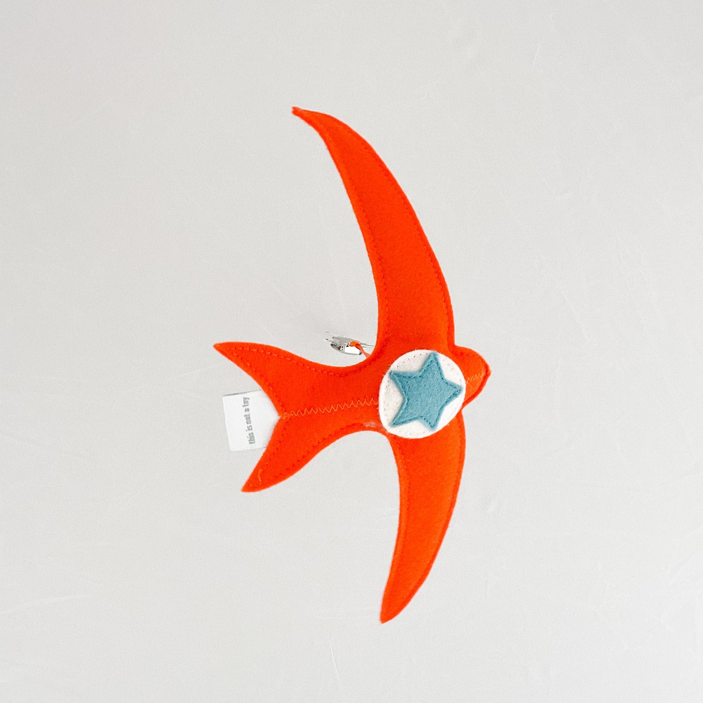 Schwalbe mit Clip, orange