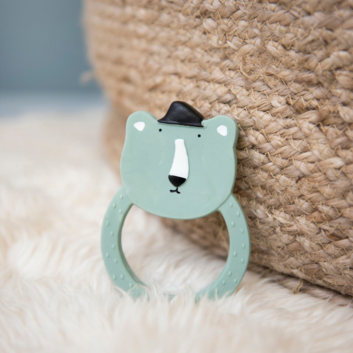 BEISSRING AUS NATURKAUTSCHUK, RUND