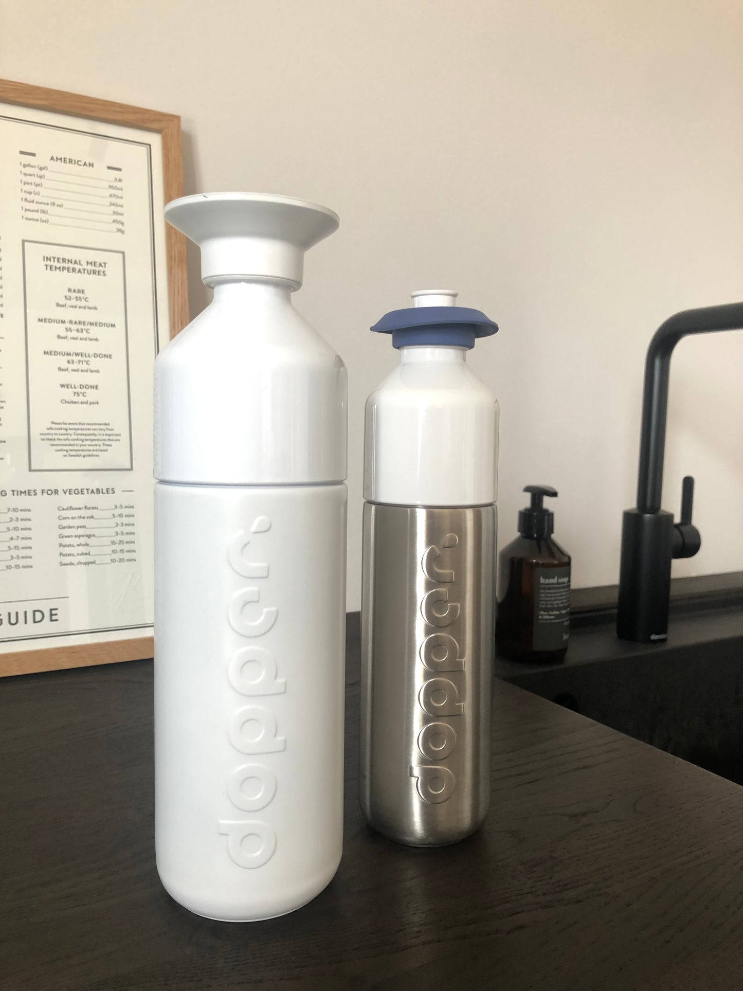 Dopper Trinkflasche Edelstahl 490 ml